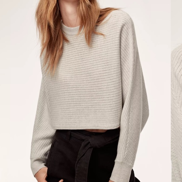 Wilfred Sweaters - Aritzia Wilfred Free Lolan Merino Wool Crop Sweater